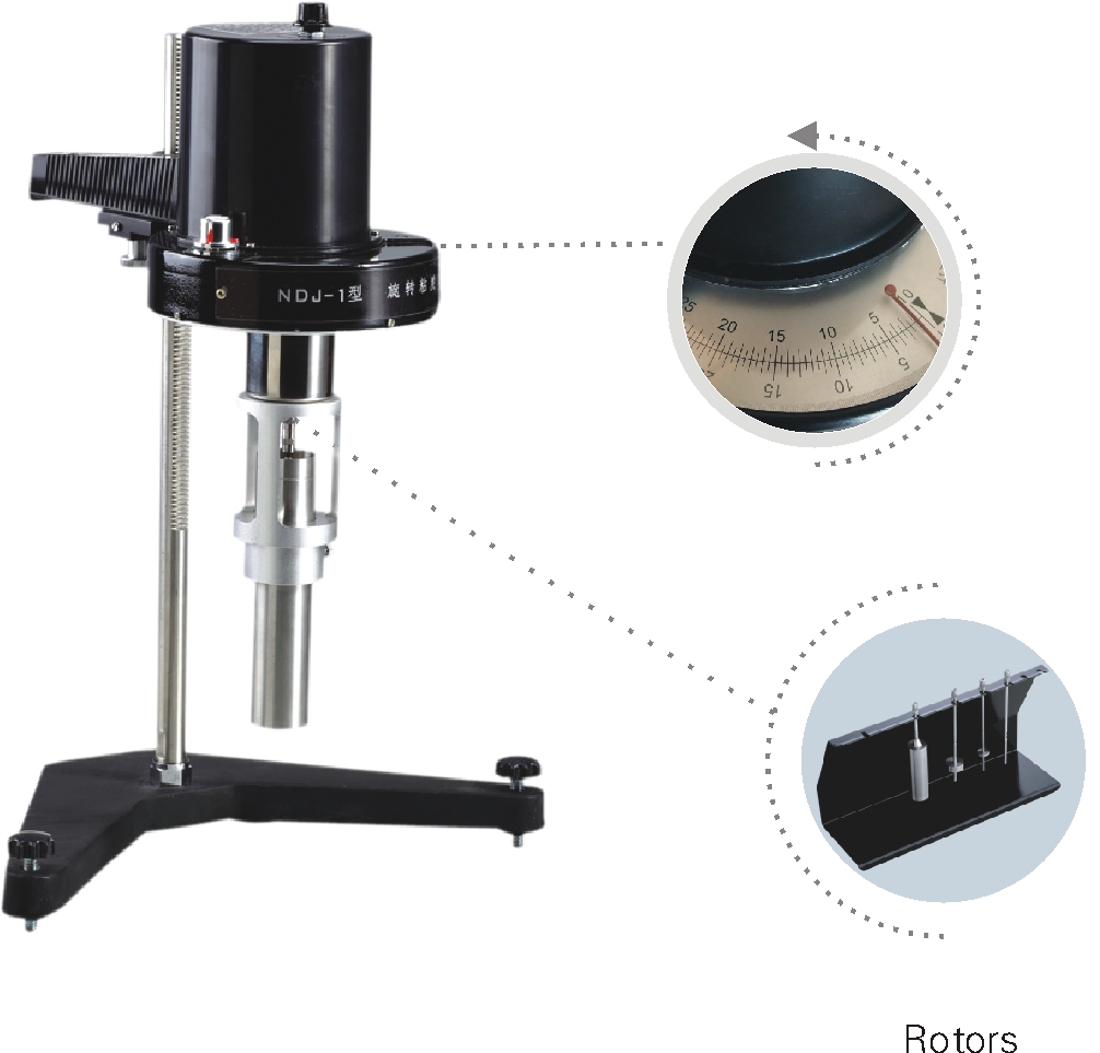 Dial rotary viscometer