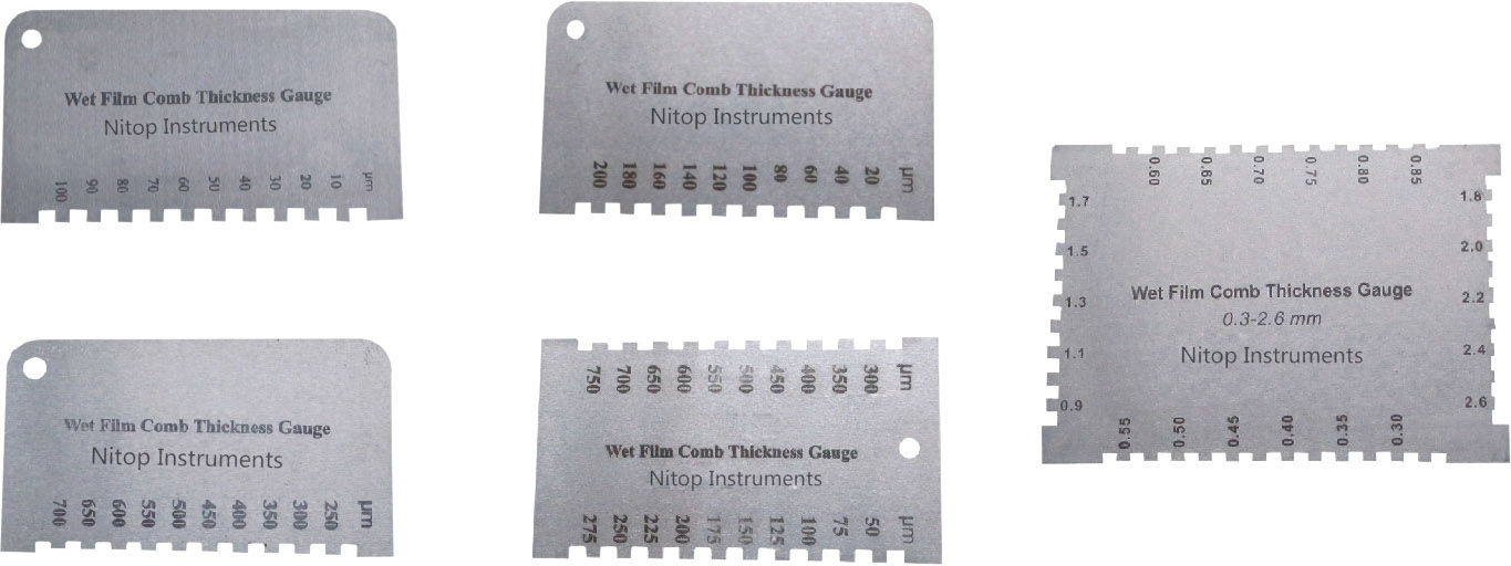 Wet Film Comb Thickness Gauges